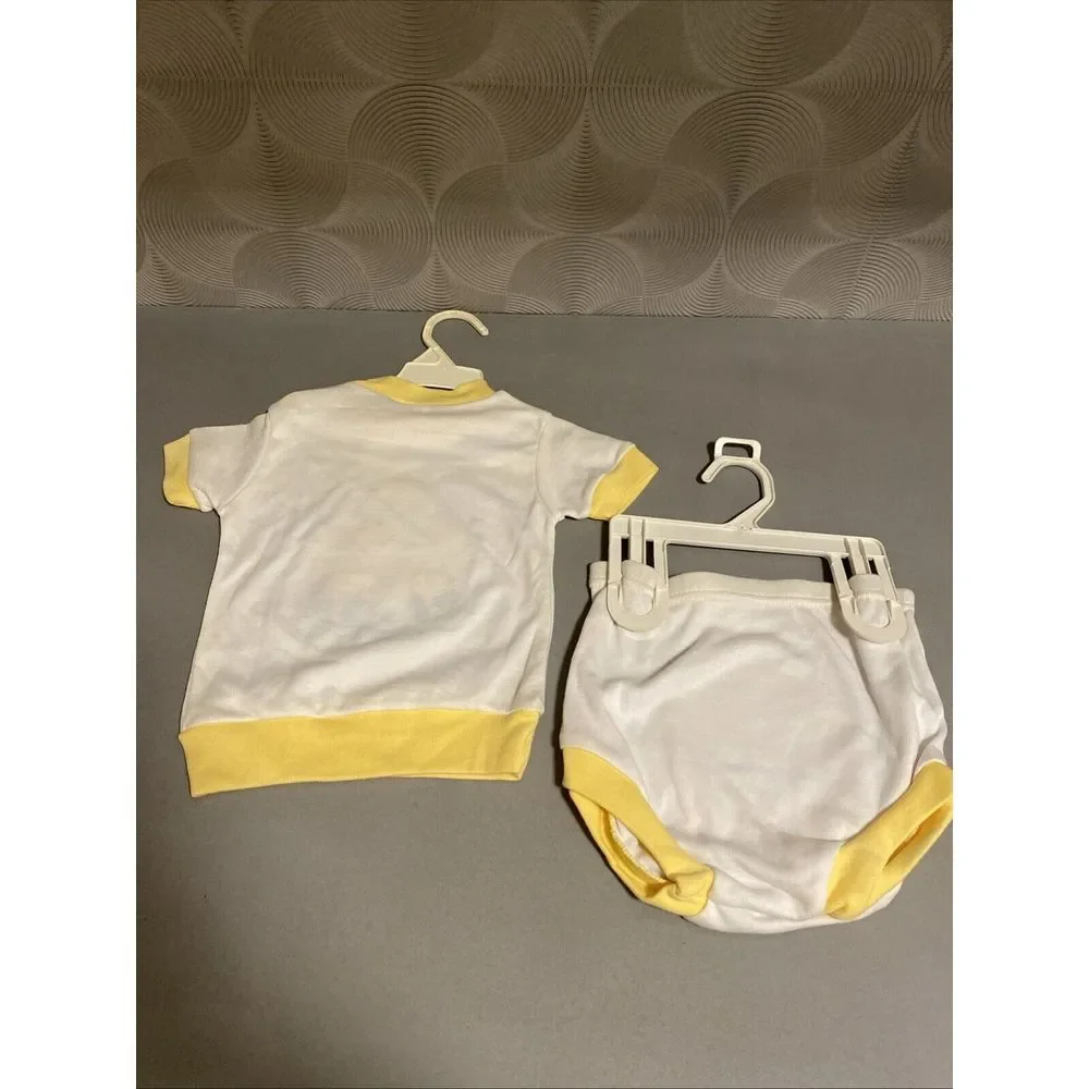 NOS Sears Infant Baby Outfit Duck Large FLAW‎